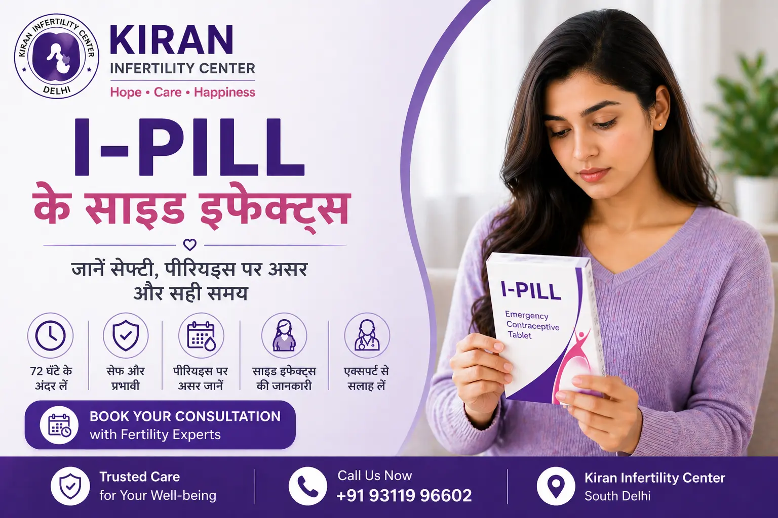 I-Pill के साइड इफेक्ट्स क्या हैं? (I-Pill Side Effects in Hindi)